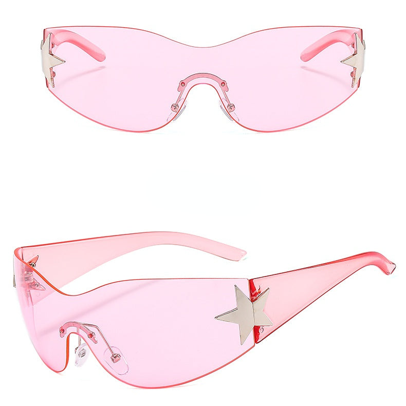 Wholesale PC Frameless Y2K Women's Sunglasses